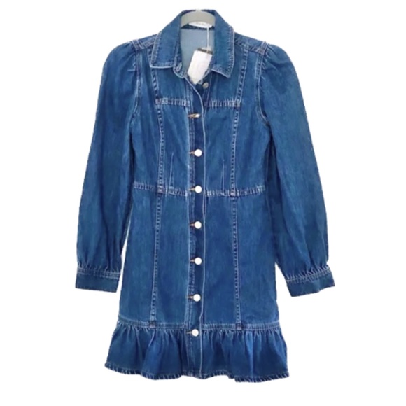 idem ditto Dresses & Skirts - denim mini shirtdress S